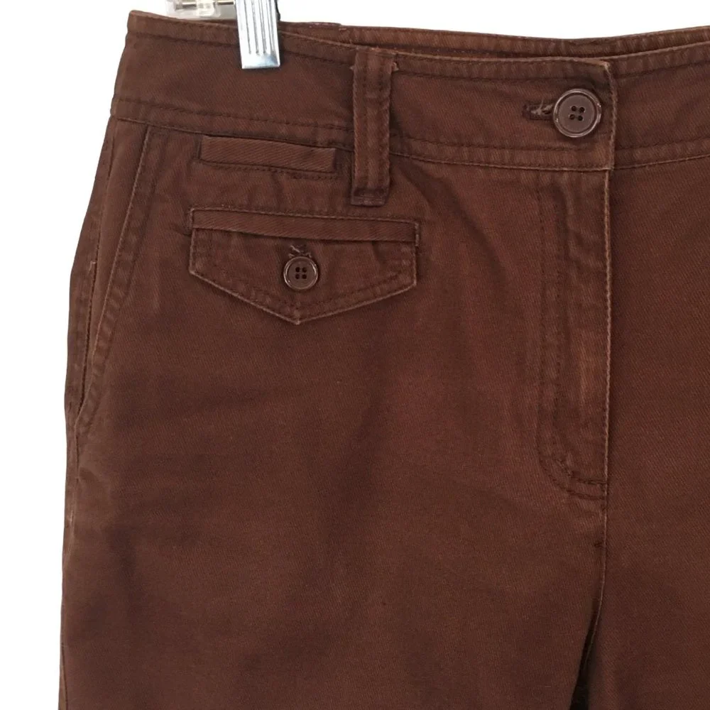 Duck‎ Head Vintage Womens Brown Denim Walking Shorts, High Rise, size 10 - Picture 2 of 8